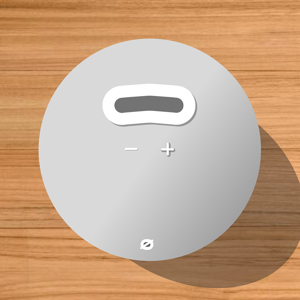 Final Echo Dot alarm interface mockup