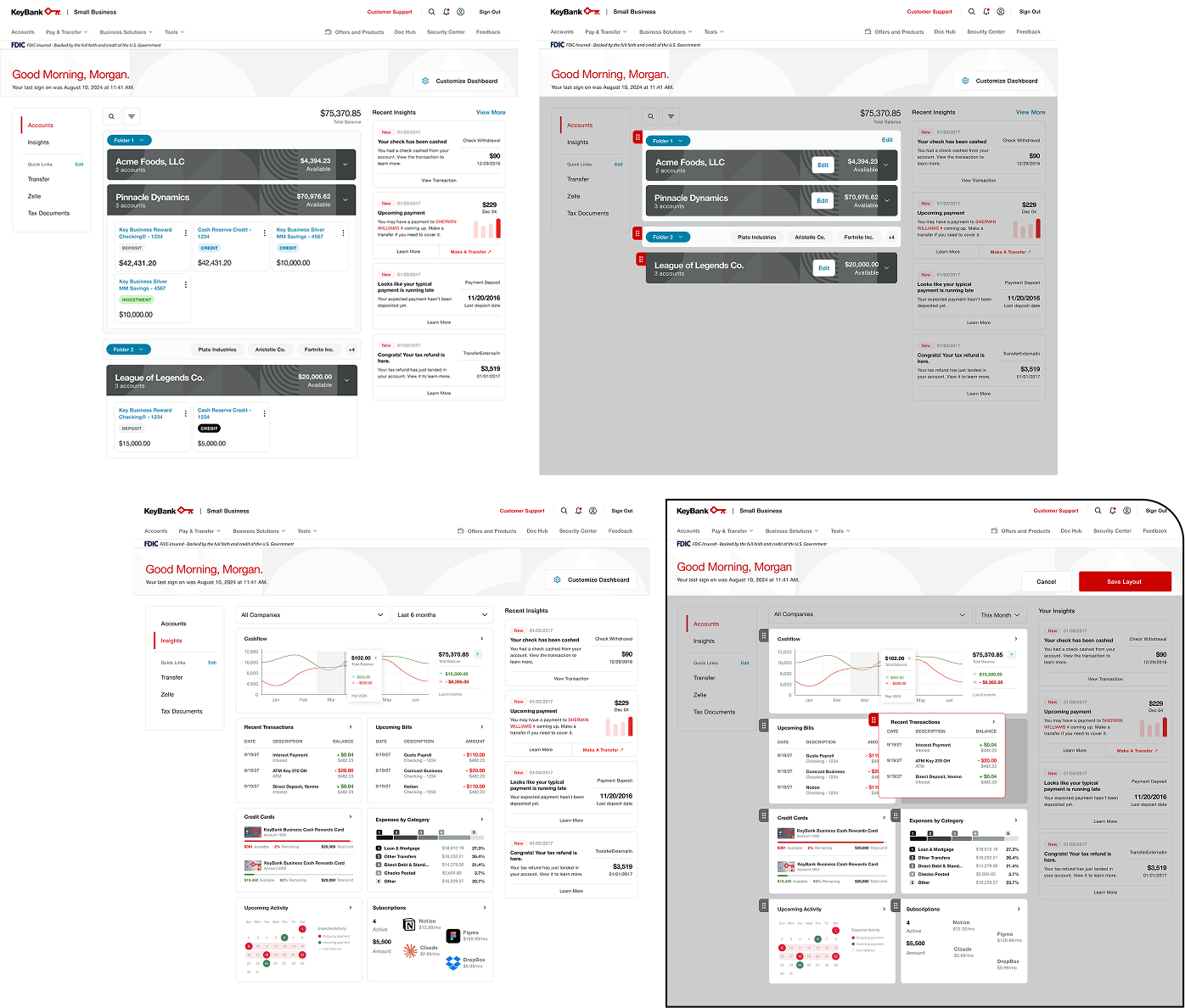 KeyBank KBBO+ project design